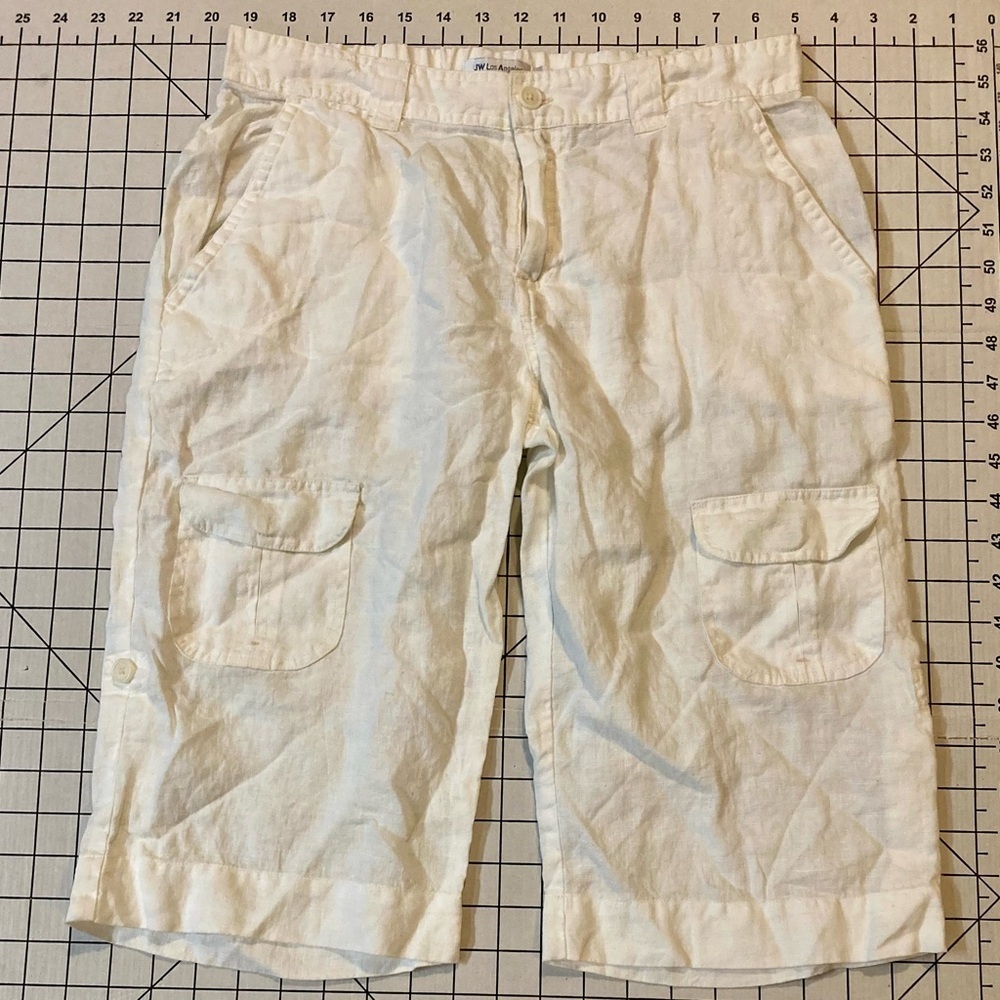 NWOT Johnny Was Women’s Size Small Linen Walking Shorts